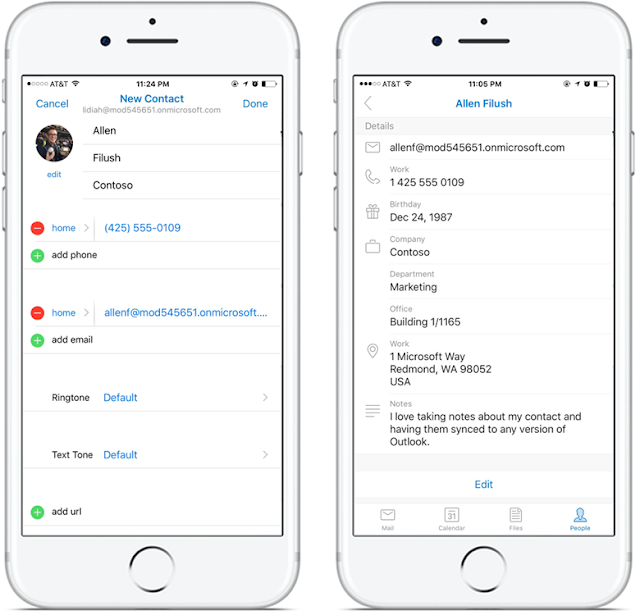Actualizaciones interesantes en Outlook para iOS y Android