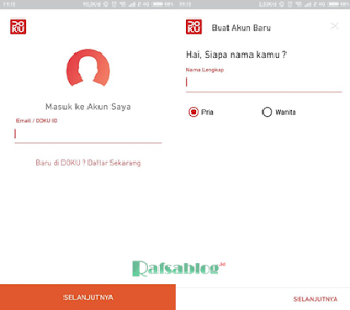  kali ini saya akan membuatkan tutorial ihwal cara menciptakan akun DOKU Wallet di Android deng √ Cara Membuat Akun DOKU Wallet di Android
