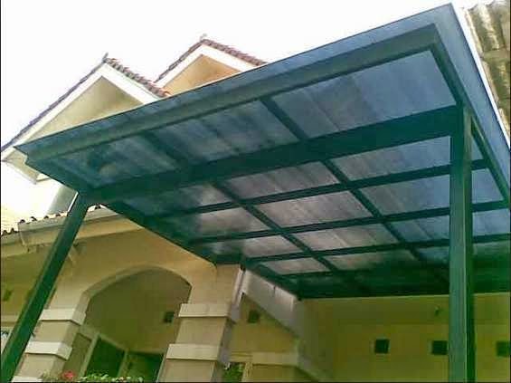 Contoh Model Kanopi Rumah Minimalis  Modern Desain  Rumah 