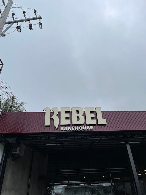 Rebel Bakehouse signage from outside