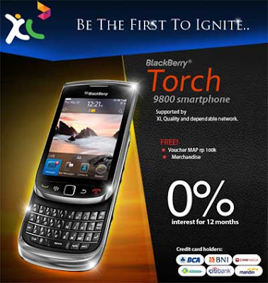 Pre-Order BlackBerry Torch 9800 XL