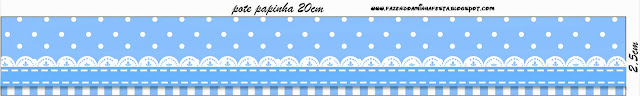 Light Blue with Stripes and Polka Dots: Free Printable Candy Bar Labels.