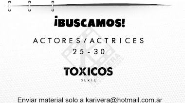 ARGENTINA: Se buscan ACTORES y ACTRICES entre 25 - 30 años para serie