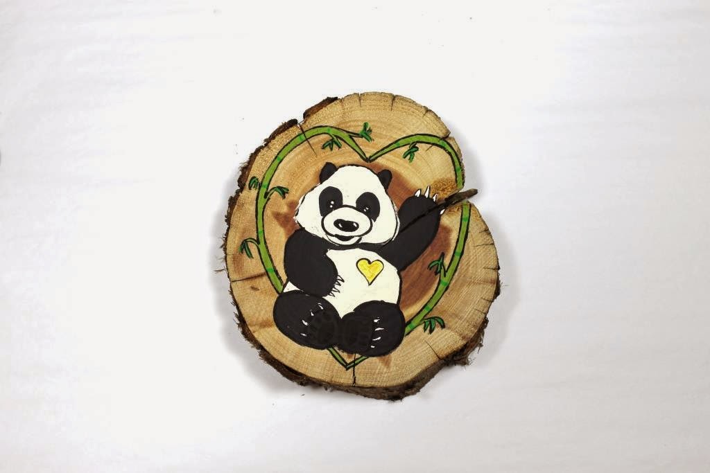 I have a brand new love panda painting available in my shop today. This adorable little bear makes a great Valentine's gift for that special someone!  https://www.etsy.com/listing/218469402/love-panda-wood-slice-painting?ref=shop_home_feat_4