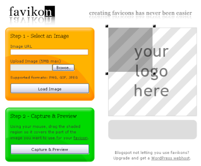 Blogger Trick: Use Simple Favicon Generator from Favikon