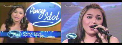 Pinoy Idol Top 12 Girls Live Performance Carol Leus - I Believe In You And Me