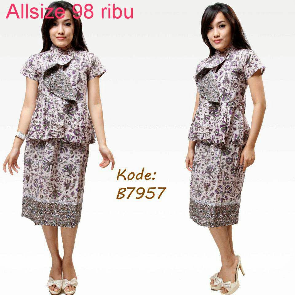 Contoh Model Baju Batik Untuk Kerja Model Baju Batik