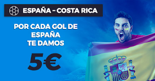 Paston Promoción Amistoso Mundial: España vs Costa Rica 11 noviembre