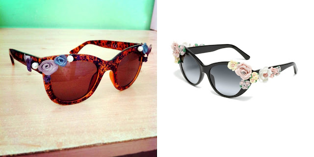 Dolce and Gabbana Floral Sunglasses