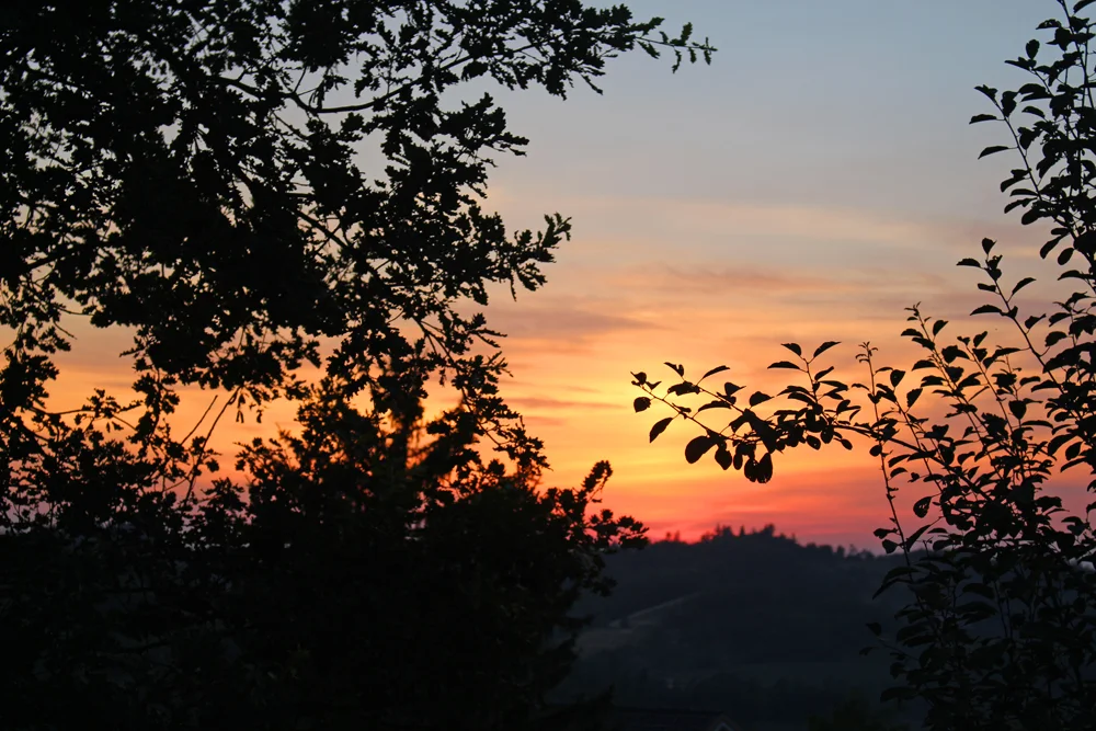 Sunset in Piemonte, Italy - travel & style blog