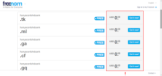 Cara Mendapatkan Domain TLD Gratis Dari Freenom