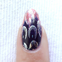 Foil Feather Nails