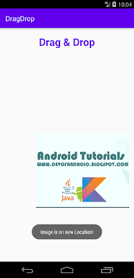 Moving object with touch events | Android Studio | Java
