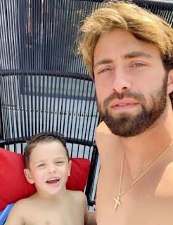 Nikoloz Basilashvili With His Son Lucas