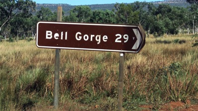 Bell Gorge Sign