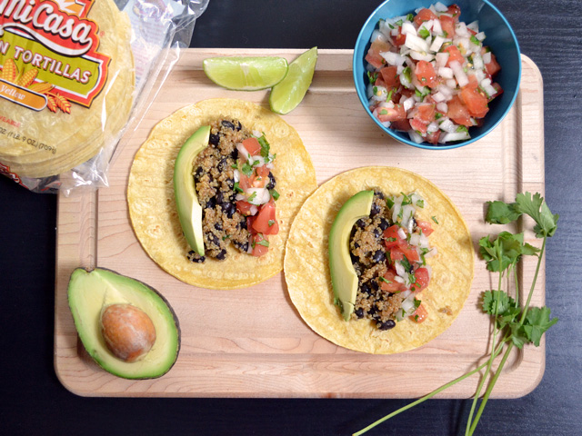 Quinoa Black Bean Tacos