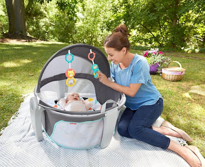 The On-The-Go Baby Dome, AWESOME As A Mini Playard Or Napping Spot For Your Little One