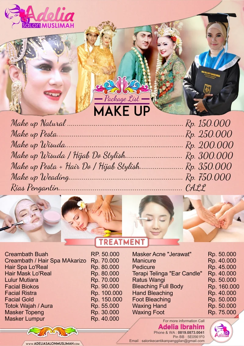 Packages Promo Adelia Makeup Wisuda