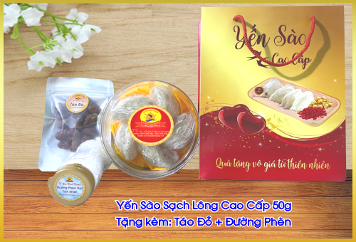 Tổ yến sạch lông 50g Cao Cấp