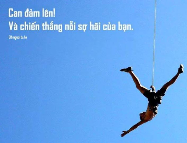 can đảm lên và chiến thắng nỗi sợ hãi của bạn