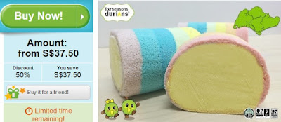 Mao Shan Wang Durian Rainbow Roll Cake offer