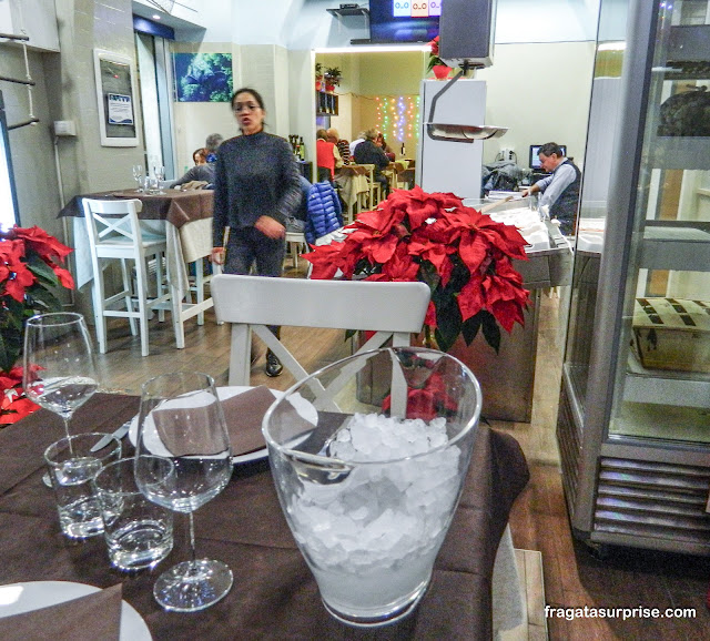 Restaurante Pescheria Acquasalata no Testaccio em Roma