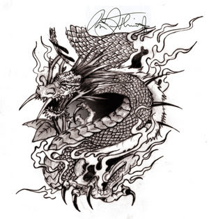 Dragon Japanese Tattoo Design
