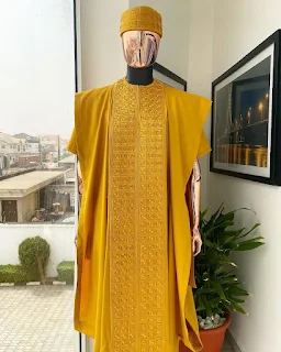 Traditional Wedding Agbada Style