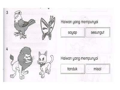 Dunia Sains dan Teknologi Tahun 1 (KSSR): Latihan