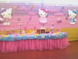 DECORACIÓN CON HELLO KITTY by decoracionesparafiestasinfantiles.blogspot.com/