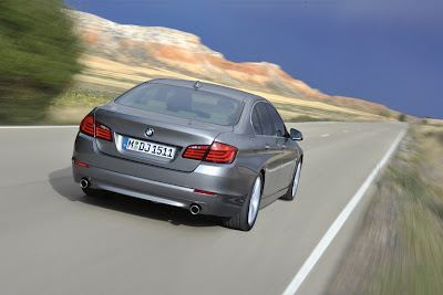 2011 BMW 5-Series Rear Angle View
