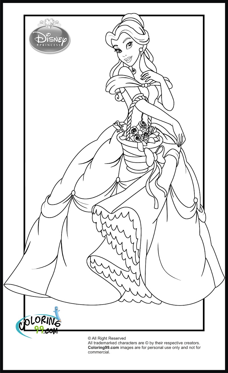 18+ Princess Coloring Pages Free Disney, Top Ideas!