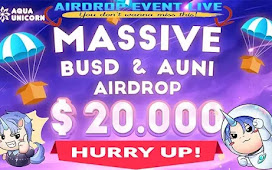 AquaUnicorn Airdrop of 40K $AUNI Token Free