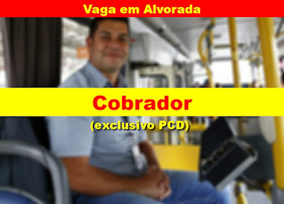 Empresa de ônibus abre vaga para COBRADOR (PCD) em Alvorada