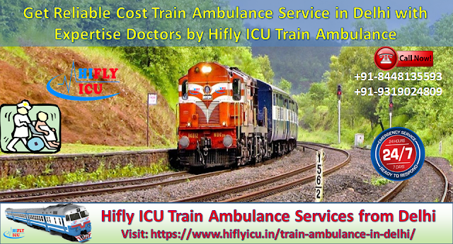 Train Ambulance in Delhi