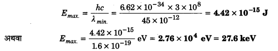 Solutions Class 12 भौतिकी विज्ञान-II Chapter-3 (विकिरण तथा द्रव्य की द्वैत प्रकृति)