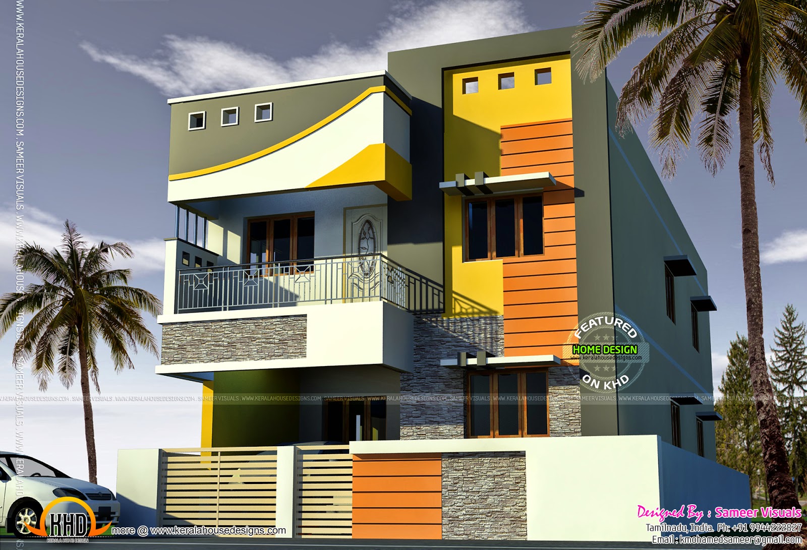 2000 sq feet Tamilnadu  house  Kerala home  design  and 