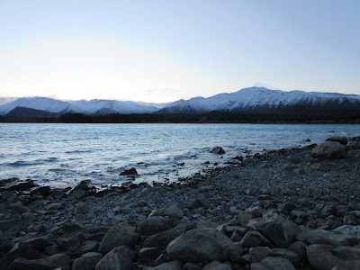 Lago Tekapo, en Nueva Zelanda