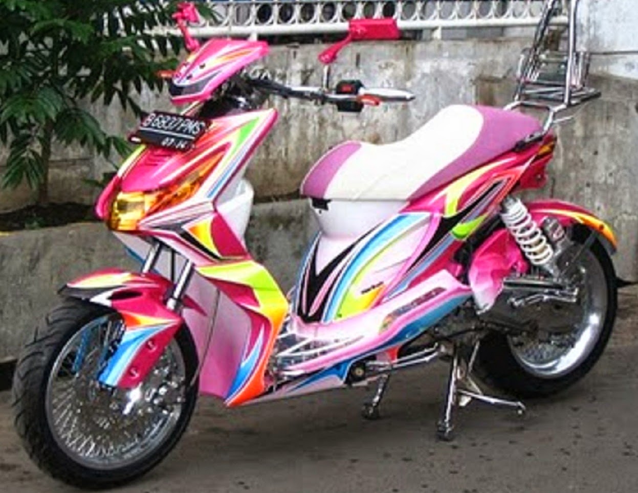 70 Modifikasi Motor Honda Beat Kece MOTOR WARNA