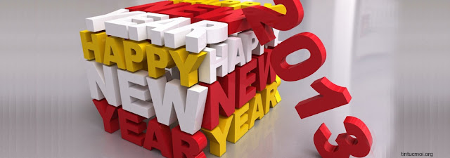 Ảnh bìa chúc mừng năm mới - Happy New Year 2013