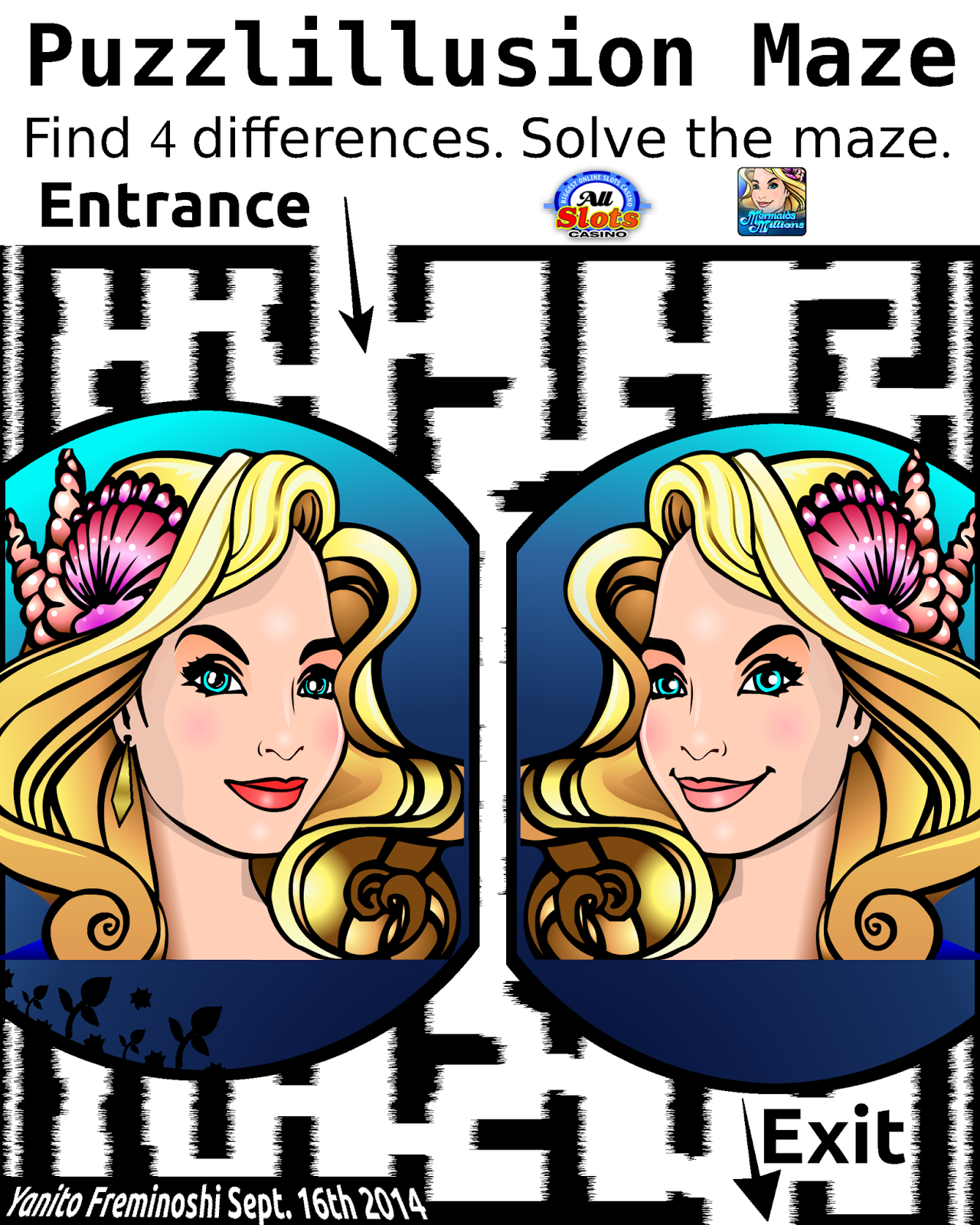 mermaid maze puzzlillusion