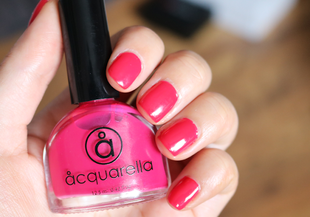 Acquarella Nail Polish in Girly review swatches