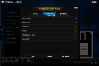 Realiza Copias de Seguridad con XBMC BACKUP