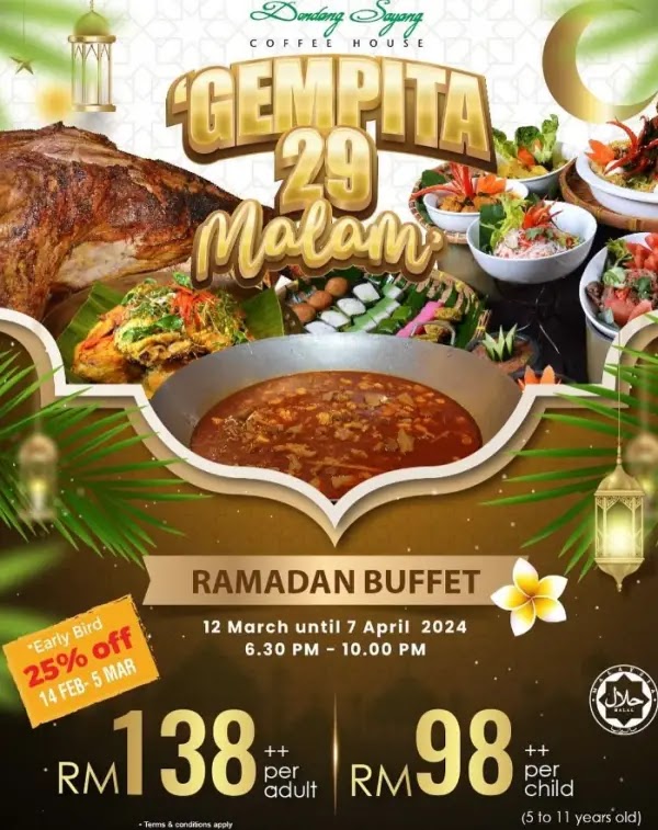 Harga Buffet Ramadhan Corus Hotel Kuala Lumpur