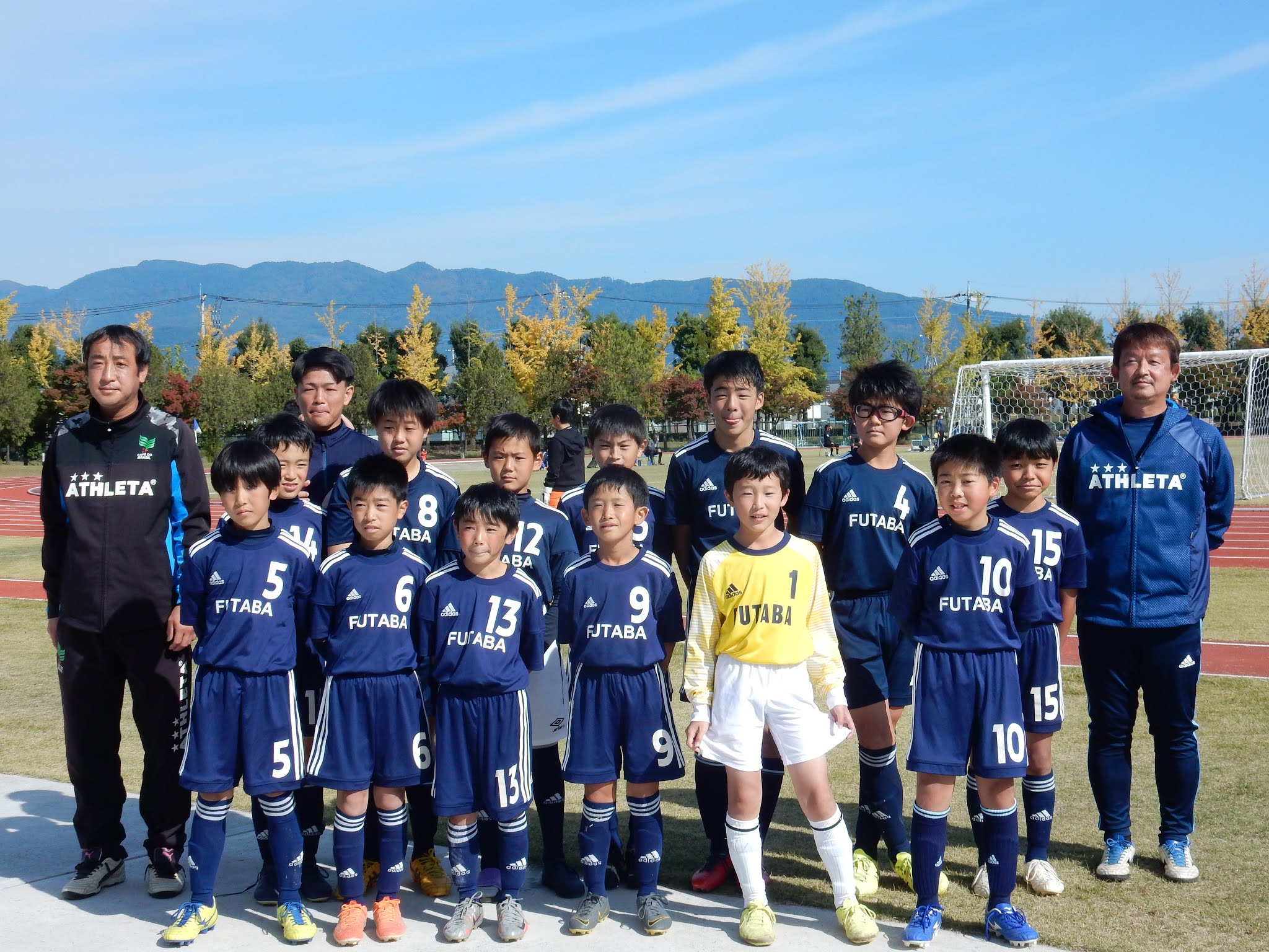山梨少年サッカー応援団 チームブログ 双葉サッカースポーツ少年団 11月1日 Aチーム Jfa第44回 全日本u 12サッカー選手権大会 山梨県大会 1回戦