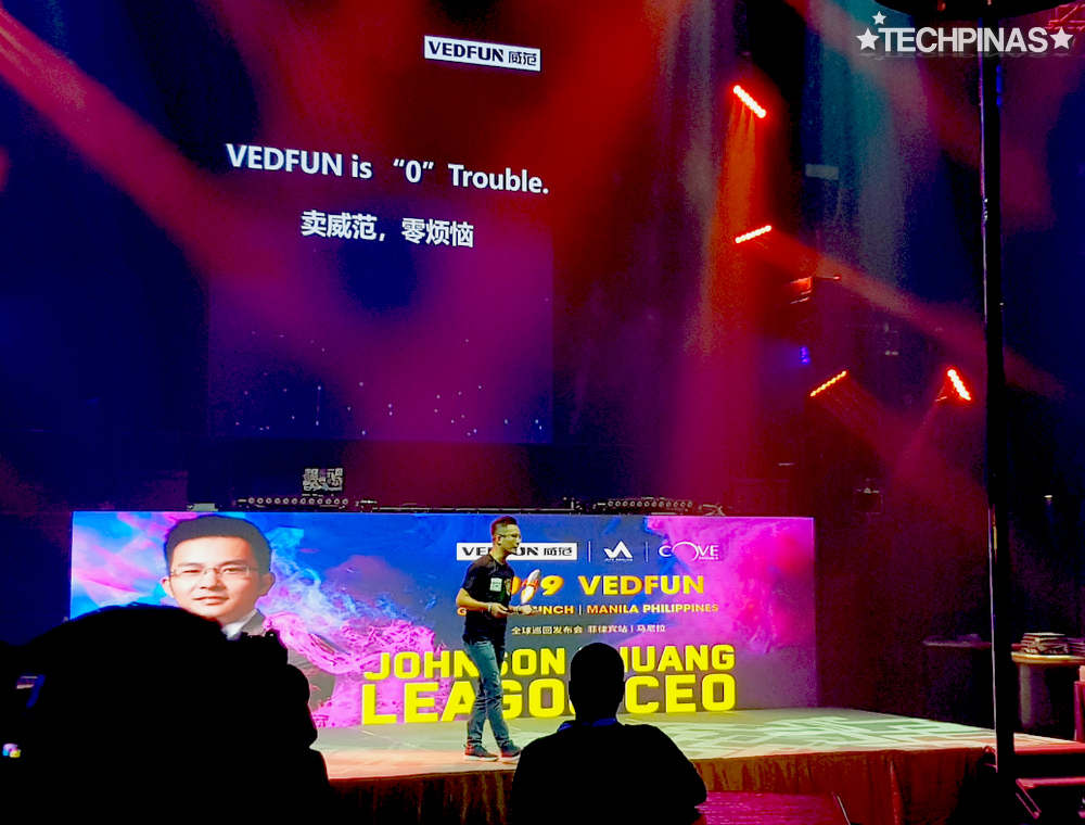 Vedfun Vape E-Cigarette Products, Vedfun Launch Philippines, Leagoo CEO, Johnson Huang