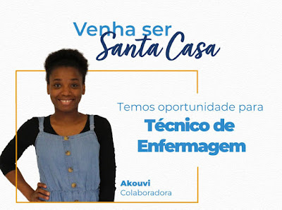 Santa Casa contrata Técnicos em Enfermagem em Porto Alegre