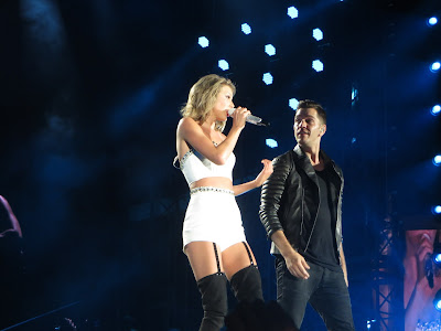 Taylor Swift and Andy Grammar 1989 Soldier Field Chicago