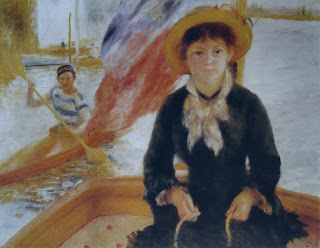 Canoeing (also known as Young Girl in a Boat), 1877