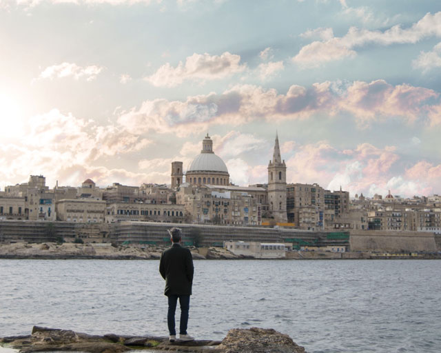 Foto de la Valeta desde Sliema